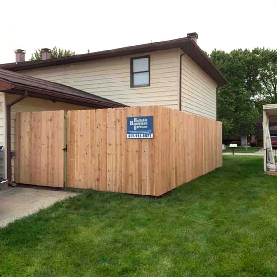 residential fence installation services near springfield illinois