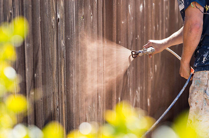 fencing maintenance including staining, cleaning, and light repair in springfield illinois